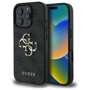 Guess case for iPhone 16 Pro 6,3&quot; GUHCP16L4GMGGR 4G Big Logo black 3666339327545