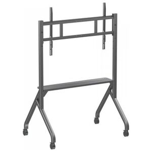 Techly Stojak mobilny Techly TV 55-86" do 80kg regulowany półka AV