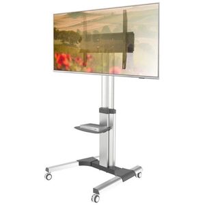 Techly Stojak mobilny LCD/LED 50-92cali, 70kg, z półkš