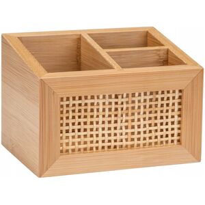Wenko Uniwersalny pojemnik ALLEGRE BAMBOO, 3 przegrody, bambus, WENKO