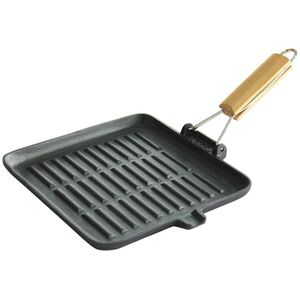 Patelnia KingHoff grillowa Żeliwna 24cm
