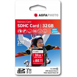 Karta AgfaPhoto Agfa SD SDHC 32 GB Class 10 UHS-I/U1 V10 (SB6035)