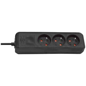 Brennenstuhl Przedłużacz Eco-Line 3 gniazda czarny 3m (1157504130)