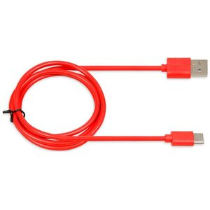 Kabel USB iBOX USB-A - USB-C 1 m Czerwony (IKUMTCR)