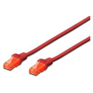 Digitus Patchcord UTP, CAT.6, czerwony, 3m (DK-1612-030/R)