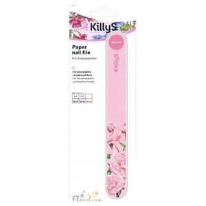 KILLYS_Floralove Paper Nail File pilnik papierowy Prosty Różowy 180/240