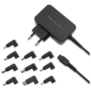 Zasilacz do laptopa Qoltec Uniwersalny zasilacz sieciowy 65W | 10 wtyczek