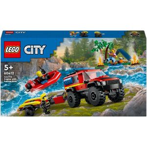 LEGO City Terenowy wóz strażacki z łodzią ratunkową (60412)