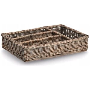 Οργανωτής μαχαιροπήρουνων Zeller Wicker, 35 x 25 x 7 cm 13458284 4003368141770