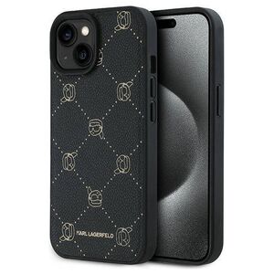 Original Case IPHONE 15 PLUS Karl Lagerfeld Karl Head MagSafe (KLHMP15MPGKHPHK) black 3666339252656