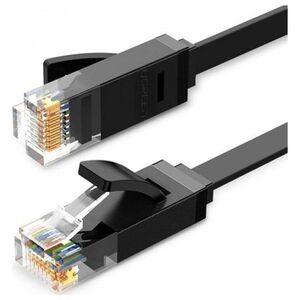 Ugreen Płaski kabel sieciowy UGREEN Ethernet RJ45, Cat.6, UTP, 10m (czarny)