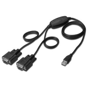 Kabel USB Digitus USB-A - RS-232 1.5 m Czarny (DA70158)