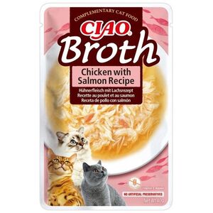 Inaba Foods INABA CIAO Bulion o smaku kurczaka z łososiem 40g