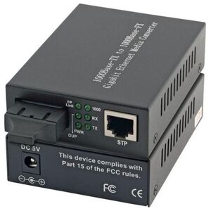 Konwerter światłowodowy Intellinet Network Solutions 1000Base-T RJ45 / 1000Base-LX (SM SC) (507158)