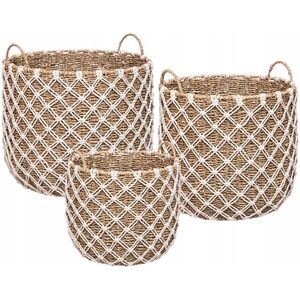 Καλάθια αποθήκευσης Atmosphera Bamboo MACRAME, 3 τεμαχίων 13430158 3560231538910
