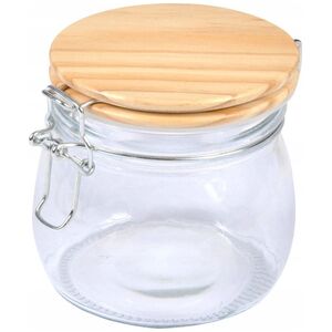 Homea Αεροστεγές βάζο με καπάκι από μπαμπού, 0,45l 13430448 3574380619871