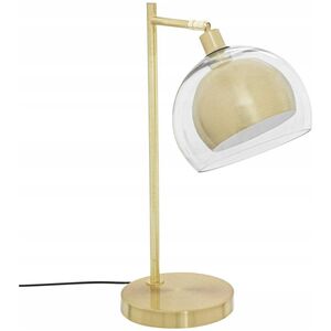 Atmosphera Gold λαμπερό κομοδίνο, μέταλλο και γυαλί, 48 cm 13430680 3560232579196
