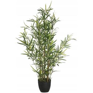 Atmosphera Τεχνητό φυτό ΜΠΑΜΠΟΥ, μαύρη γλάστρα, 90 cm 13431360 3560238338292