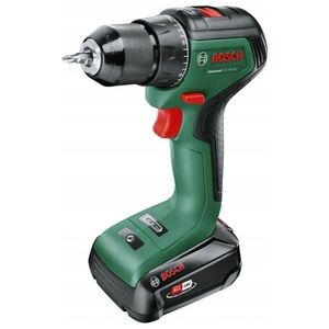 Wiertarka Bosch Bosch cordless drill/driver UniversalDrill 18V-60 (green/black, Li-ion battery 2.0Ah, case, POWER FOR ALL ALLIANCE)