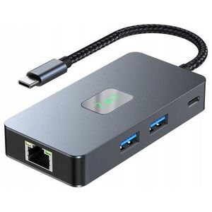 HUB USB TB Adapter USB C (7w1) HDMI USB SD/TF RJ45 PD