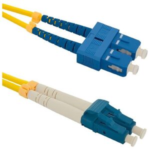 Qoltec Optic Patchcord SC/UPC - LC/UPC SM 9/125 G652D 1m (54031)