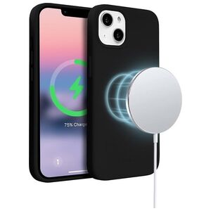 Crong Crong Color Cover Magnetic - Etui iPhone 14 MagSafe (czarny)