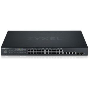 Switch ZyXEL Przełšcznik XMG1930-30, 24-port 2.5GbE Smart Managed Layer 2 Switch with 4 10GbE and 2 SFP+ Uplink