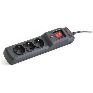 Listwa zasilająca Armac Multi M3 przeciwprzepięciowa 3 gniazda 3 m czarna (M3/25/CZ)
