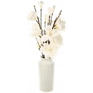 Atmosphera Τεχνητά λουλούδια MAGNOLIA, λευκό μπουκέτο, 75 cm 13429355 3560239276289