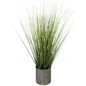 Atmosphera Τεχνητό καλλωπιστικό φυτό GRASS, 45 cm, γκρι γλάστρα 13429615 3560239689157