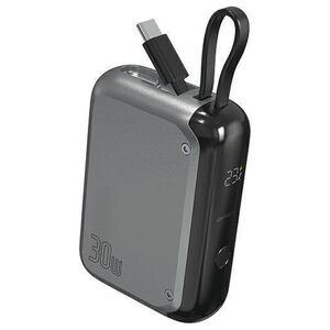 Powerbank 4smarts 4smarts Powerbank Pocket mit USB-C Kabel 10000mAh, spacegrau