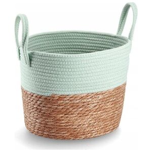 Καλάθι αποθήκευσης Zeller Woven, βαμβάκι + υάκινθος νερού 13461897 4003368144849