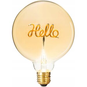 Διακοσμητικός λαμπτήρας Atmosphera HELLO, LED, κεχριμπαρένιο 13430153 3560238646168