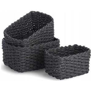 Zeller Storage καλάθια, χαρτί ύφανση, 3 τεμάχια 13430499 4003368144726