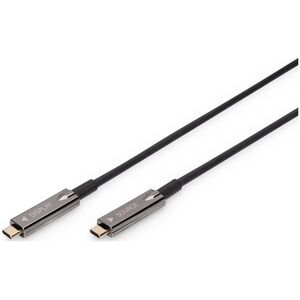 Kabel USB Digitus USB-C - USB-C 20 m Czarny (AK-330160-200-S)