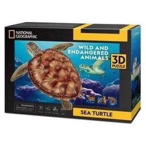 Cubic Fun CUBIC FUN PUZZLE 3D ŻÓŁW MORSKI