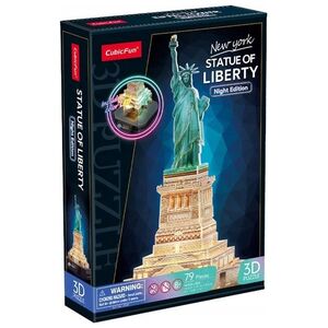 Cubic Fun Puzzle 3D LED Statua Wolności (wersja nocna)
