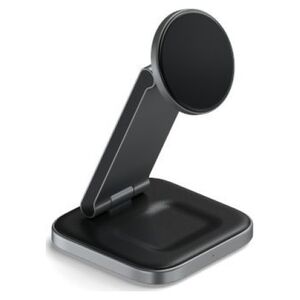 Satechi Satechi 3-in-1 Foldable Charging Stand - składana podstawka ładująca Qi2 do trzech urządzeń (US,CAN,EU,UK) (space gray)