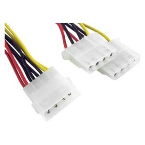 Gembird Molex - Molex x2, 0.15m, Wielokolorowy (CCPSU1)