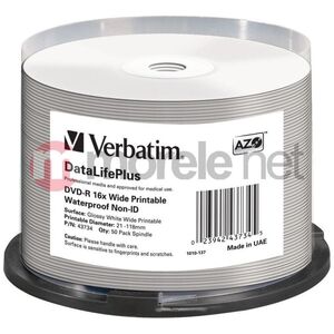 Verbatim DVD-R 4.7 GB 16x 50 sztuk (43734)