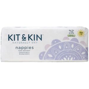 Pieluszki Kit and Kin biodegradowalne 4, 9-15 kg, 34 szt.