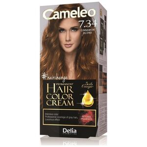 Delia Delia Cosmetics Cameleo HCC Farba permanentna Omega+ nr 7.34 Cinnamon Blond 1op.