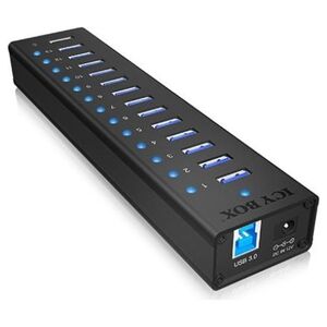 HUB USB Icy Box 13x USB-A 3.0 (IB-AC6113)