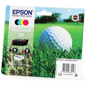 Tusz Epson Zestaw tuszy 34, CMYK (C13T34664010)