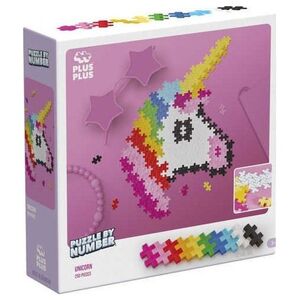 Plus Plus PLUS-PLUS PUZZLE BY NUMBER JEDNOROŻEC - 250 ELEMENTÓW