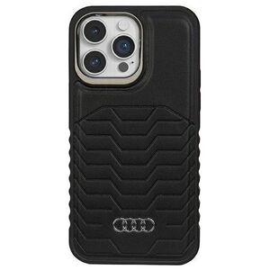 Audi Audi Synthetic Leather MagSafe iPhone 15 Pro Max 6.7" czarny/black hardcase AU-TPUPCMIP15PM-GT/D3-BK