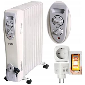 Grzejnik Noveen Grzejnik Olejowy Noveen OH1199 TUYA SMART 2500W