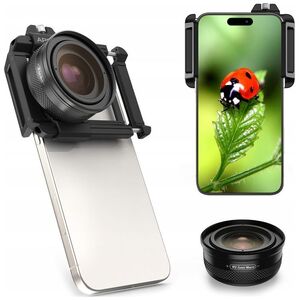 Apexel Obiektyw Soczewka Apexel Super Makro Hd Zoom 10-20x Do Telefonu Smartfona / Apl-zm100