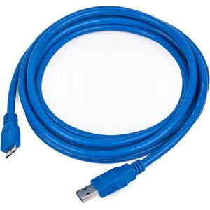 Kabel USB Gembird USB-A - 1.8 m Niebieski (CCPMUSB3AMBM6)