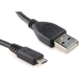 Kabel USB Gembird USB-A - microUSB 0.5 m Czarny (CCPMUSB2AMBM0.5M)